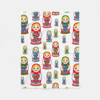 Babushka Baby-Decke Fleecedecke