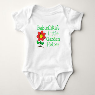 Babushka Little Garden Helper Baby Strampler