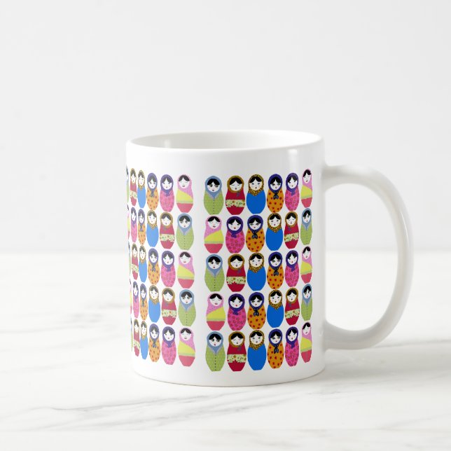 Babushka Puppe Kaffeetasse (Rechts)
