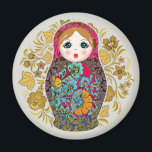 Babushka Russian Nesting Dolls Matrioshka Magnet<br><div class="desc">Sehr niedlich Babushka Designs,  die einen Unterschied in Ihrer Wohngestaltung machen werden! Entworfen von ART CULT - Pro Design Studio ©</div>
