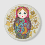 Babushka Russian Nesting Dolls Matrioshka Magnet<br><div class="desc">Sehr niedlich Babushka Designs,  die einen Unterschied in Ihrer Wohngestaltung machen werden! Entworfen von ART CULT - Pro Design Studio ©</div>