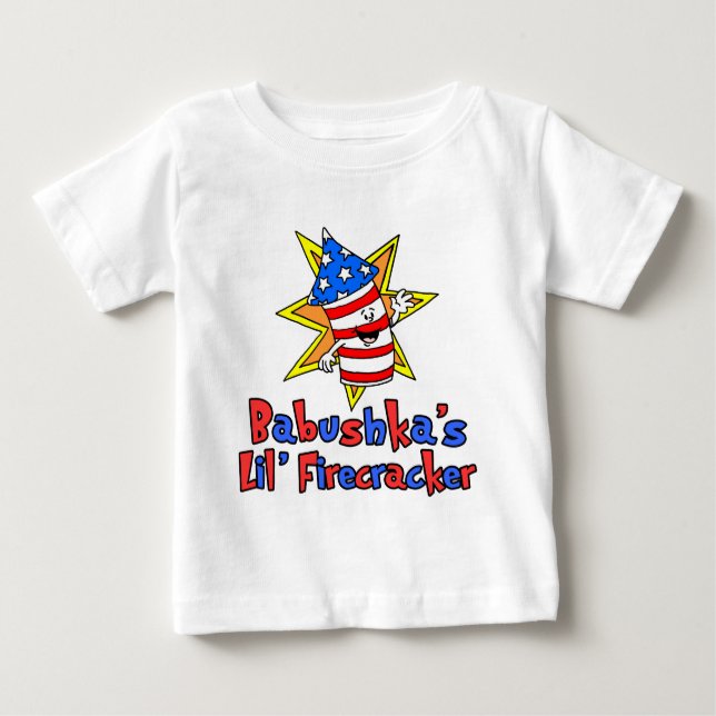 Babushkas kleiner Firecracker Baby T-shirt (Vorderseite)