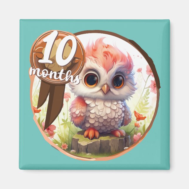 Baby - 10 Months too Magnet (Vorne)