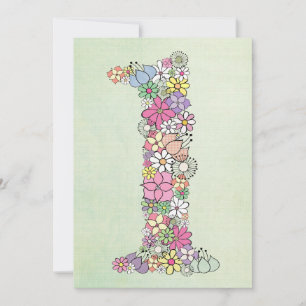 Baby 1. Geburtstag Party individuelle Einladung