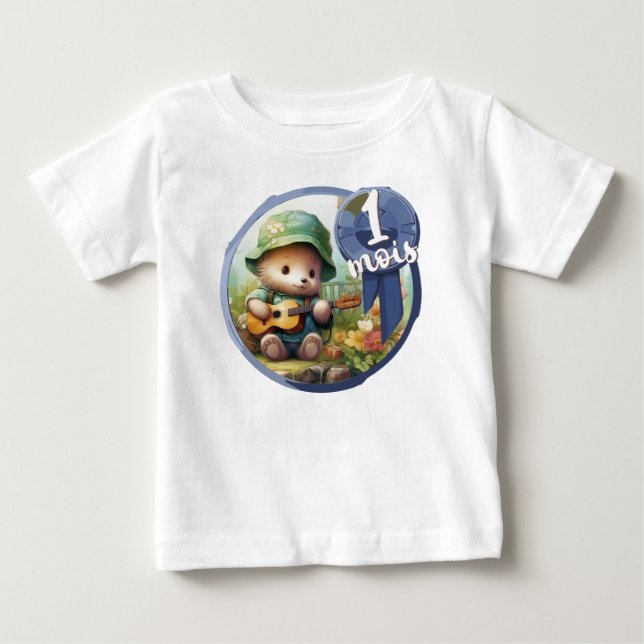 Baby - 1 Monate T-shirt (Vorderseite)