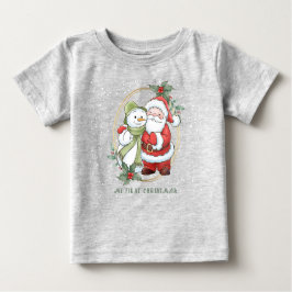 Baby 1 Weihnachts Weihnachtsmann Rudolph T - Shirt