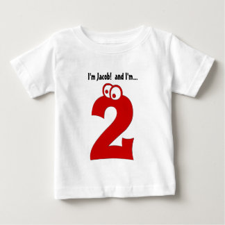 Baby 2. Geburtstags-große Nummer zwei-Jährige T-shirt