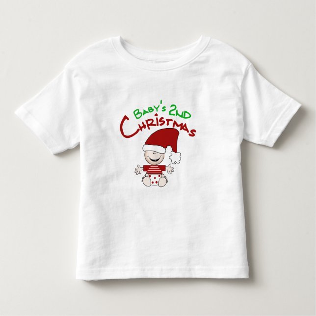 Baby 2. Weihnachtsgeschenke und Geschenke Kleinkind T-shirt (Vorderseite)