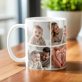Baby 8 Photo Collage Cute Picture Instagram Kaffeetasse