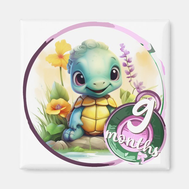 Baby - 9 Months too Magnet (Vorne)