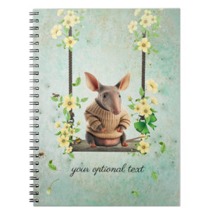 Baby Aardvark Spiral Foto Notebook Notizblock