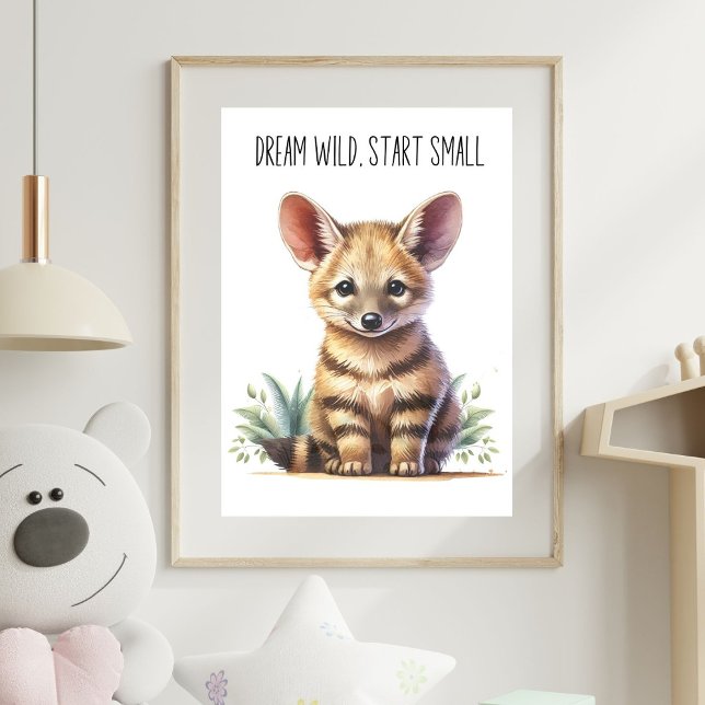 Baby Aardwolf Kinderzimmer Wallfahrtskirche Madonn Poster (Von Creator hochgeladen)