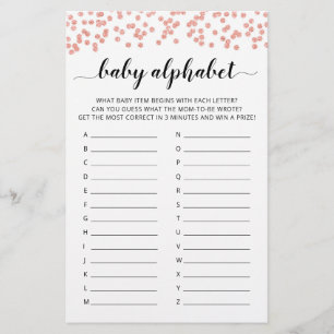 Baby ABC-Spiel Baby Showroom Party Alphabet-Spiel