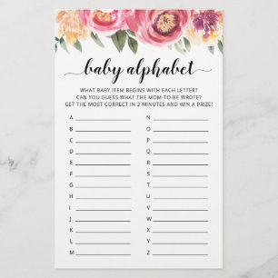 Baby ABC-Spiel Baby Showroom Party Alphabet-Spiel