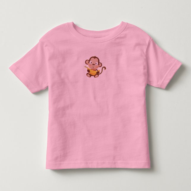 Baby-Affe Kleinkind T-shirt (Vorderseite)