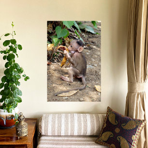Baby-Affe Leinwanddruck