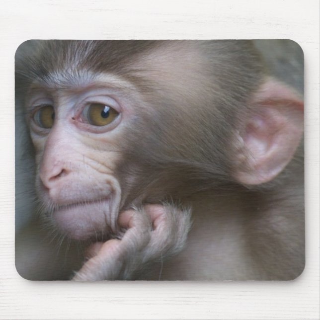 Baby-Affe Mousepad (Vorne)