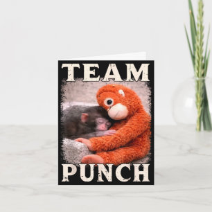 Baby-Affen-Schlag-Meme-Team-Schlag-Trend-Meme Karte