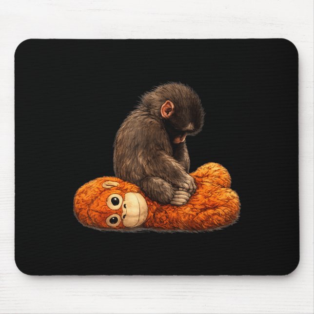 Baby-Affen-Schlag  Mousepad (Vorne)