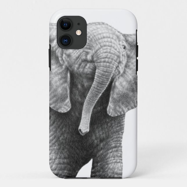 Baby-afrikanischer Elefant iPhone 5 Fall Case-Mate iPhone Hülle (Rückseite)