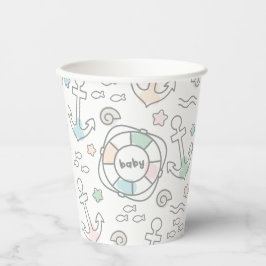 Baby Ahoy Paper Cups Pappbecher