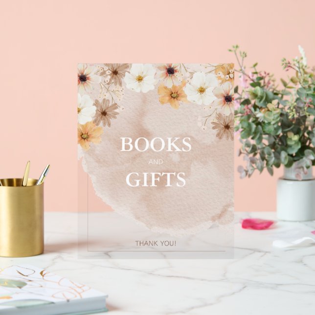 Baby-Akrylic-Geschenkzeichen Acrylschild (Hochzeit)