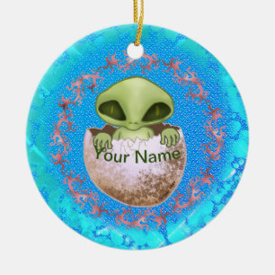 Baby Alien individuelle Name Ornament