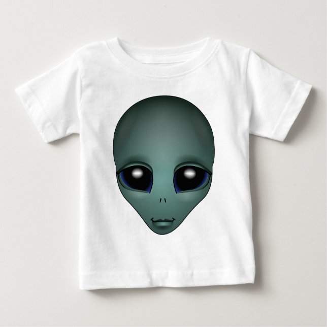 Baby Alien Shirts Bio Alien w. Moon Baby Shir (Vorderseite)