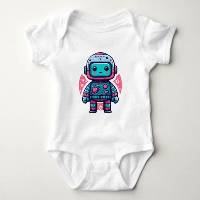 Baby Alien Stiker Strampler (Vorderseite)