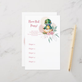 Baby Alligator trägt Blumennamen, der das Spiel Ka