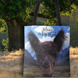 Baby Alpaca Face Mountains Knitting Bag