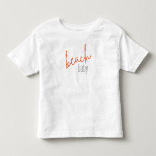 Baby am Strand. Kleinkind T-Shirt