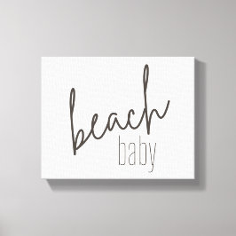 Baby am Strand. Leinwand