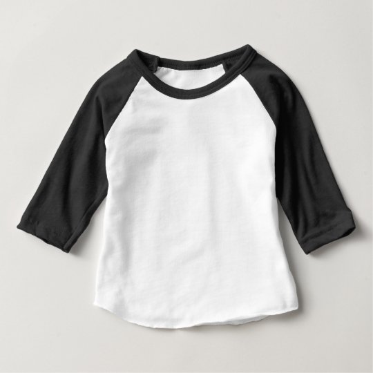 American Apparel Raglanshirt mit dreiviertellangen Ärmeln für Babys