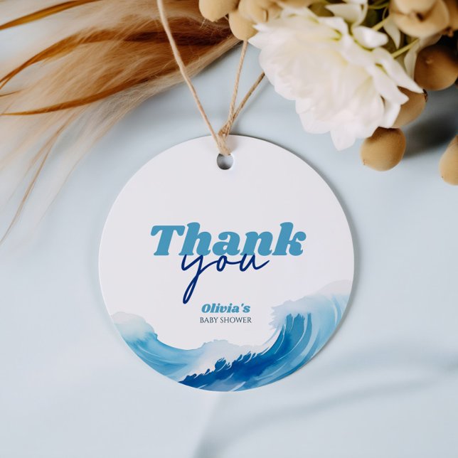 Baby an Board Baby Showdusche Vielen Dank Geschenkanhänger (Von Creator hochgeladen)