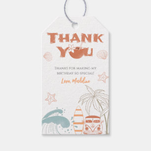 Baby an Board Surf Baby Showdusche Danke Tag Geschenkanhänger