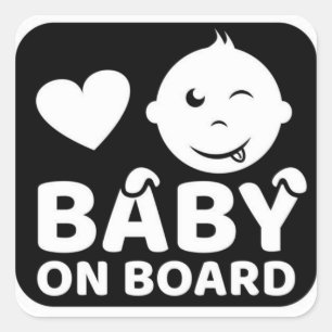 Baby an Bord Aufkleber