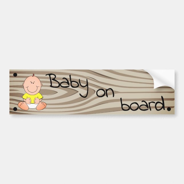 Baby an Bord Awareness Recognition Kindersicherhei Autoaufkleber (Vorne)