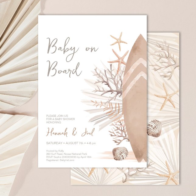 Baby an Bord Baby Dusche Einladung (Von Creator hochgeladen)