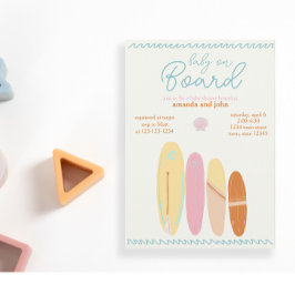 Baby an Bord Baby Dusche Ocean Thema Einladung