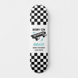 Baby an Bord Baby Dusche Skateboard Deck