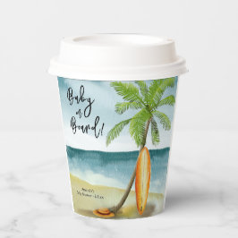 Baby an Bord Babydusche Pappbecher