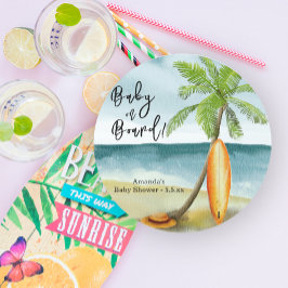 Baby an Bord Babydusche Runder Aufkleber