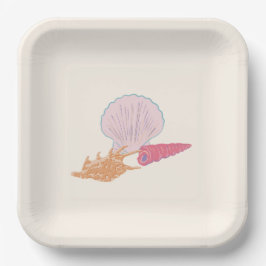 Baby an Bord — Babydusche zum Thema Ozean Pappteller