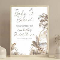 Baby an Bord Beach Baby Dusche Begrüßungszeichen