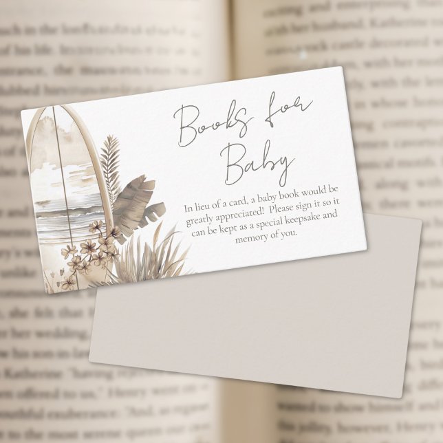 Baby an Bord Beach Books für Baby Begleitkarte (Baby On Board Beach Books For Baby Enclosure Card)