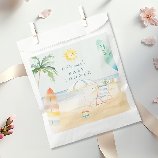 Baby an Bord Beach Surf Baby Dusche Geschenktütchen (Von Creator hochgeladen)