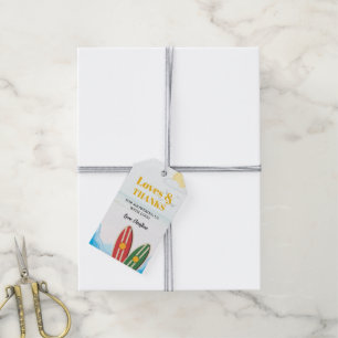 Baby an Bord Beachvolleydusche Danke Geschenkanhänger