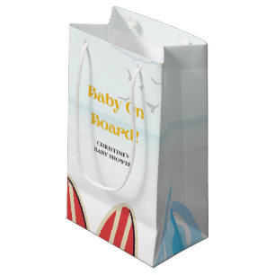 Baby an Bord Beachvolleydusche Danke Kleine Geschenktüte