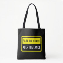 Baby an Bord Behalt Distanzzeichen